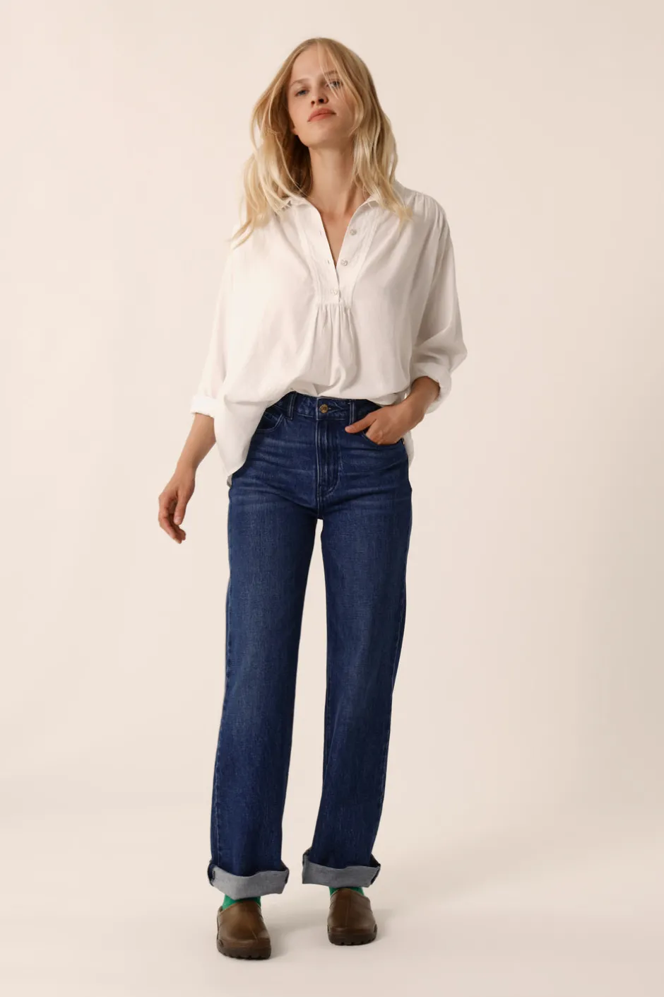 blouse_rudeon_ecru_3.webp Blouse Rudeon | Des Petit Hauts Best