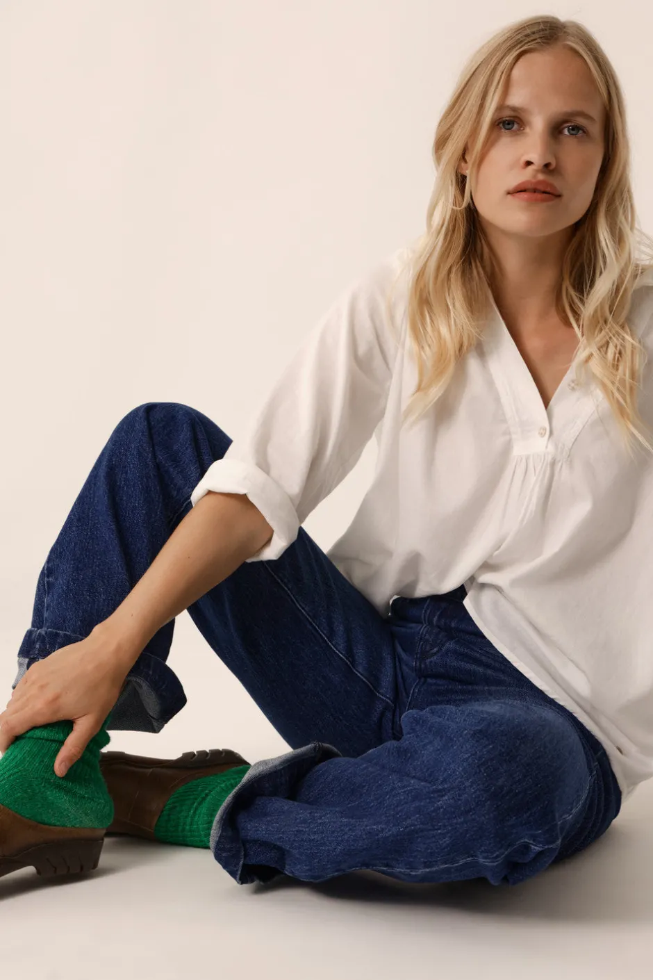 blouse_rudeon_ecru_6.webp Blouse Rudeon | Des Petit Hauts Best