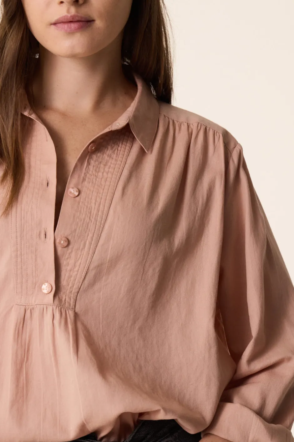 blouse_rudeon_naturel_0.webp Blouse Rudeon | Des Petit Hauts Cheap