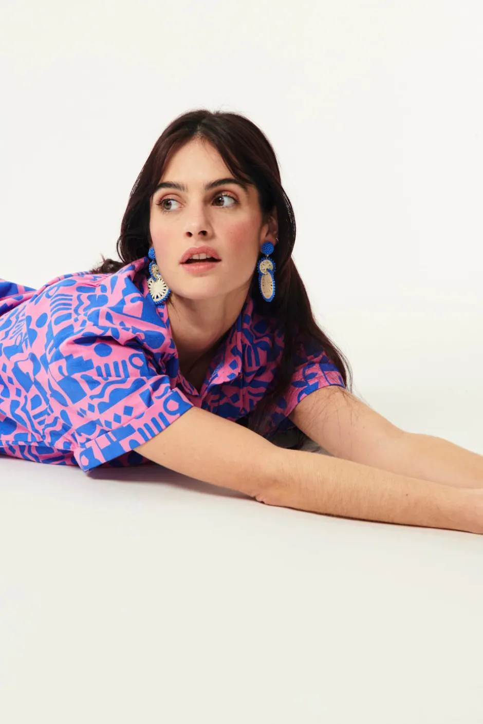 boucles_doreilles_pepitcho_ecrubleu_2.webp Boucles D'Oreilles Pepitcho | Des Petit Hauts New